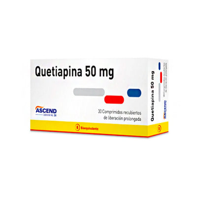 Quetiapina Comprimidos Recubiertos de Liberación Prolongada 50mg