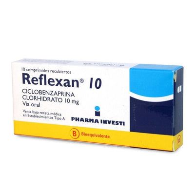 Reflexan Comprimidos Recubiertos 10mg - 10 unidades