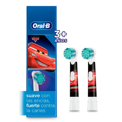 Oral B Repuesto Cepillo Electrico Cars - 2 Unidades
