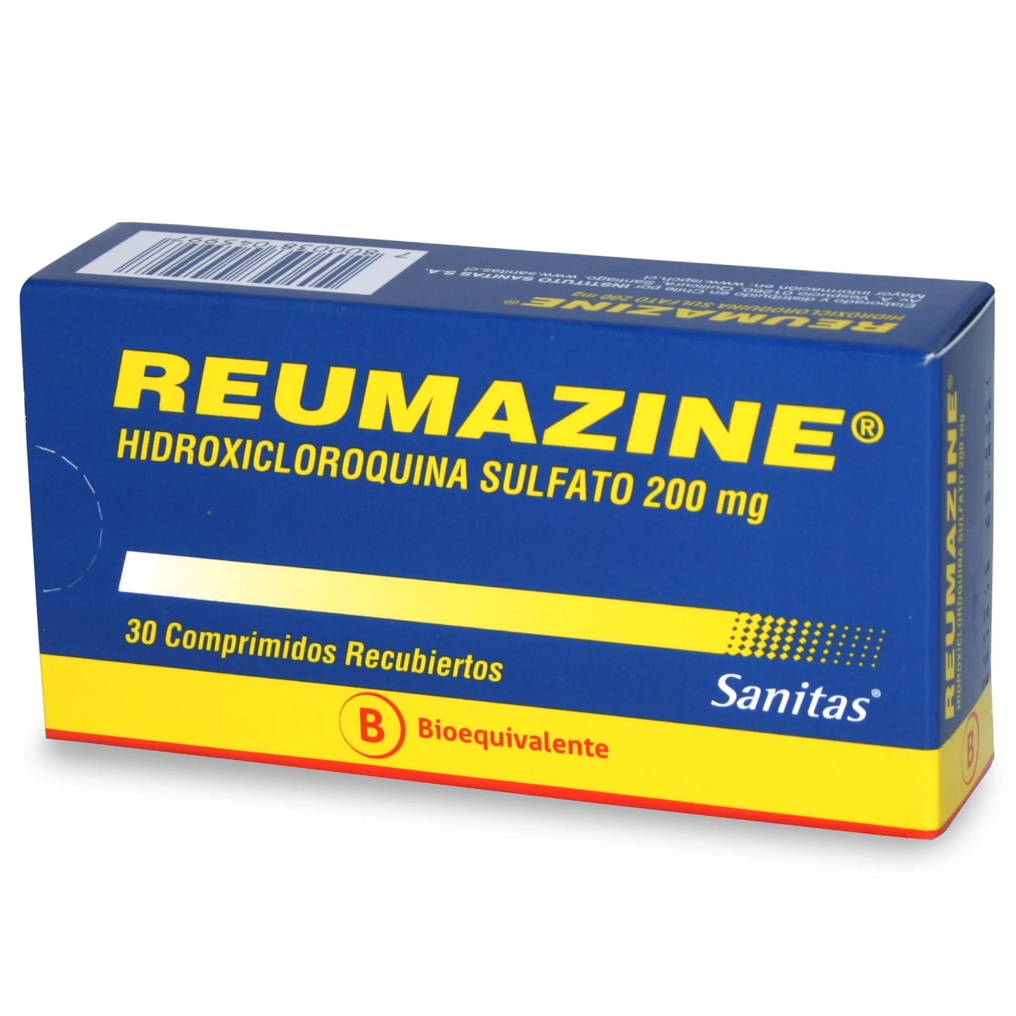 Reumazine Comprimidos Recubiertos 200mg
