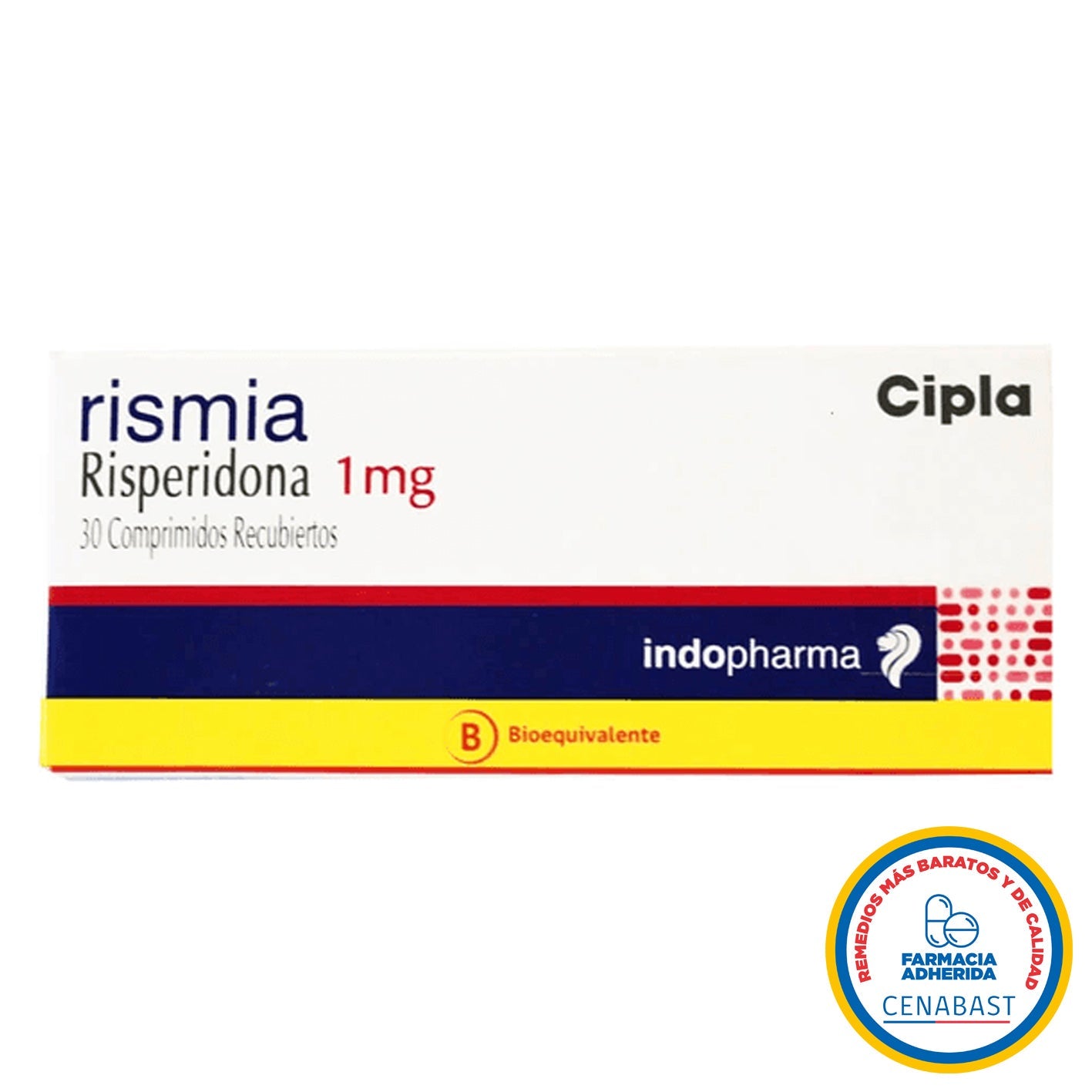 Rismia 1mg - 30 Comprimidos Recubiertos - Medicamento Cenabast