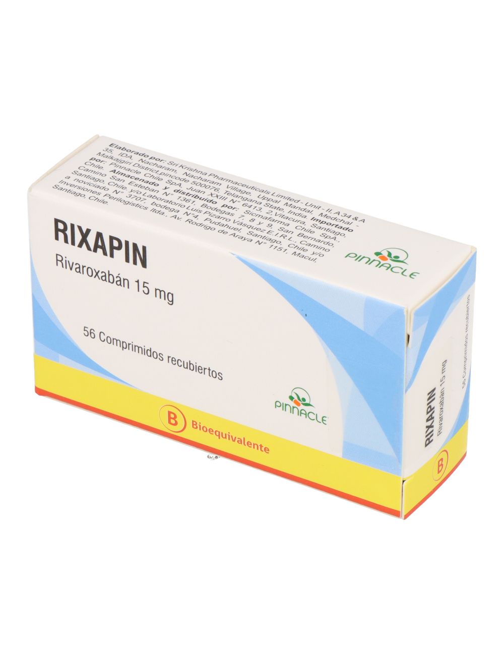Rixapin 15mg - 56 Comprimidos Recubiertos