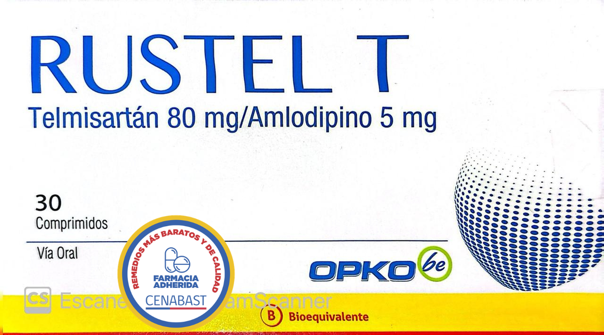 Rustel T 80/5 - 30 Comprimidos Recubiertos - Medicamentos Cenabast
