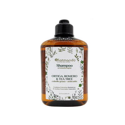 Katmandú Shampoo Ortiga, Romero & Tea Tree