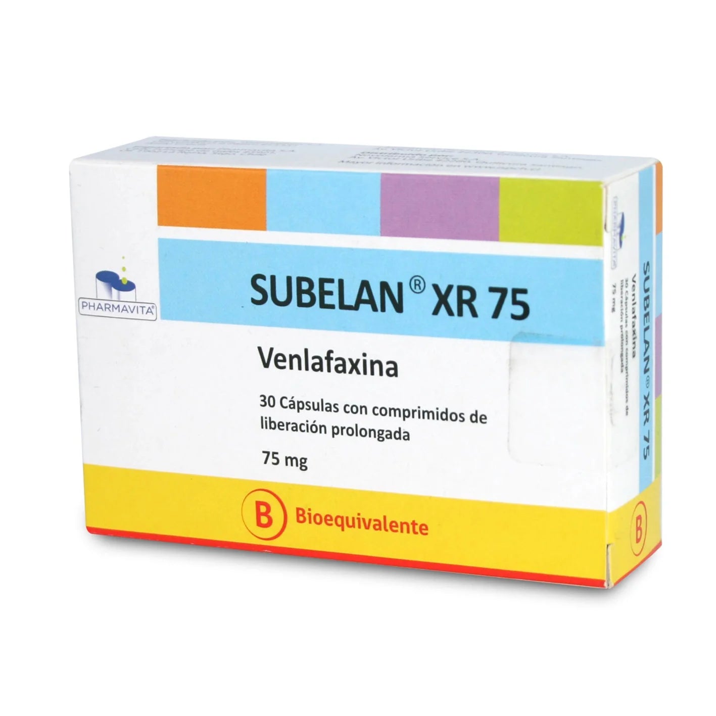 Subelan XR 75 mg - 30 Comprimidos de Liberación Prolongada