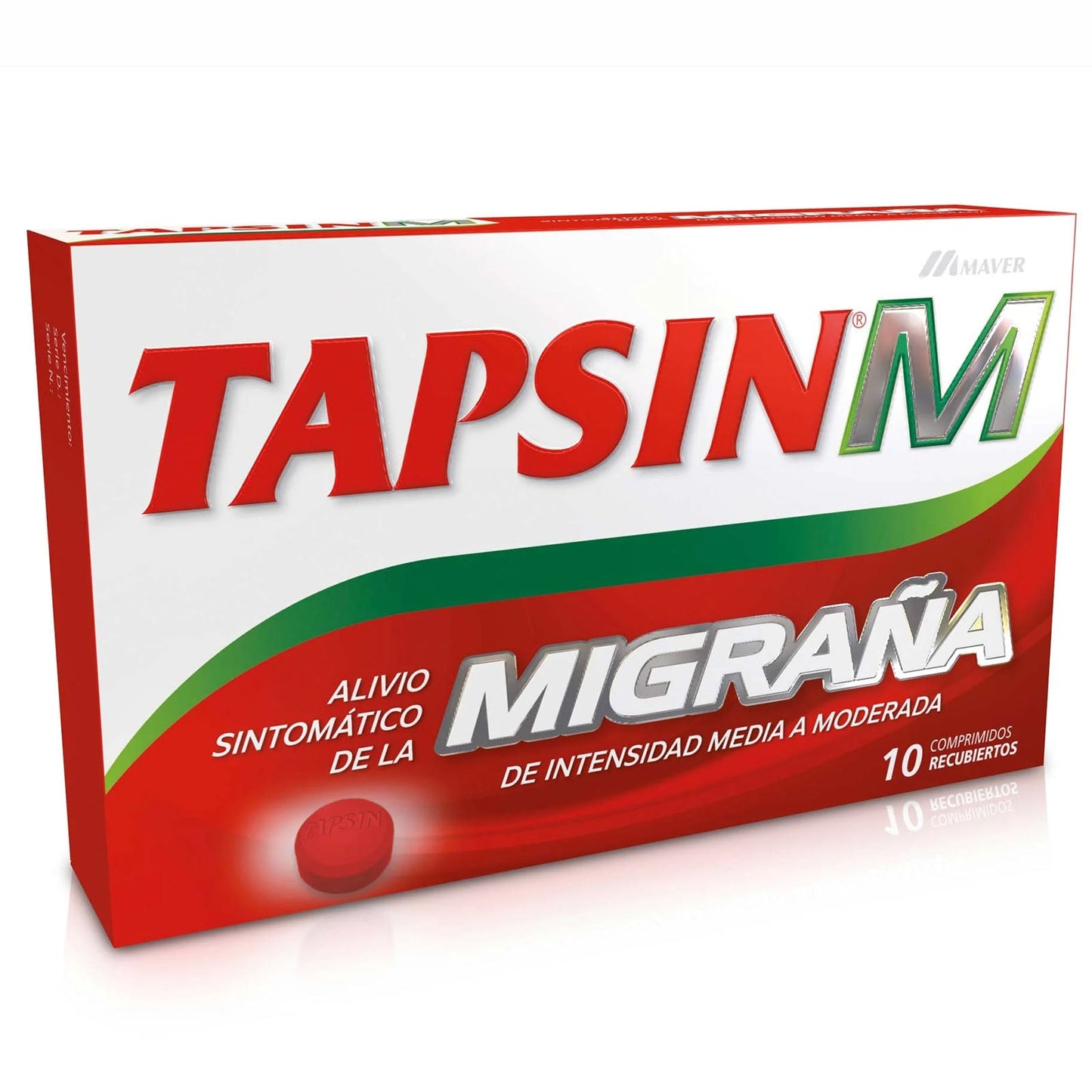 Tapsin Migraña Comprimidos Recubiertos - 10 Unidades