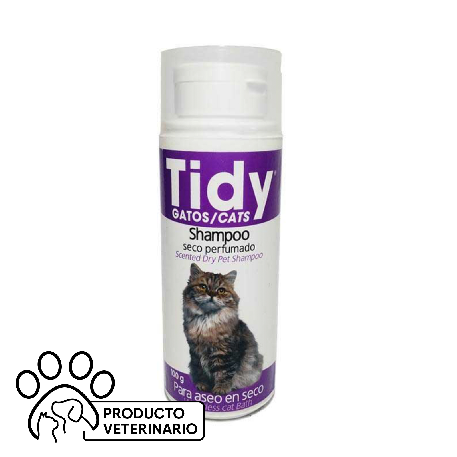 Tidy Shampoo Seco Gato | Farmacias Curie - Envíos a todo Chile