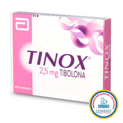 Tinox 2.5 mg - 30 Comprimidos - Medicamento Cenabast
