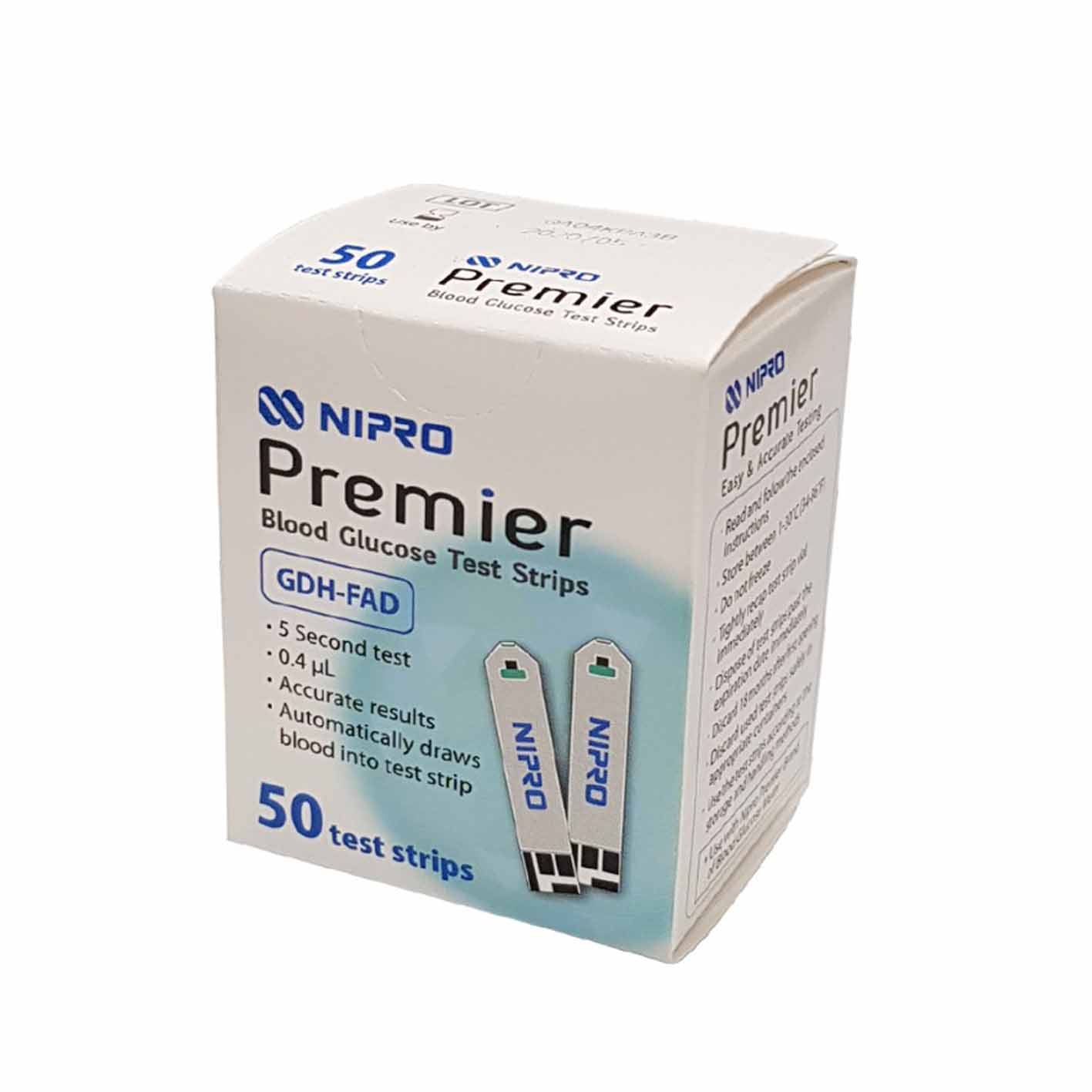 Nipro Premier Tiras Reactivas 50 tiras - Farmacias Curie