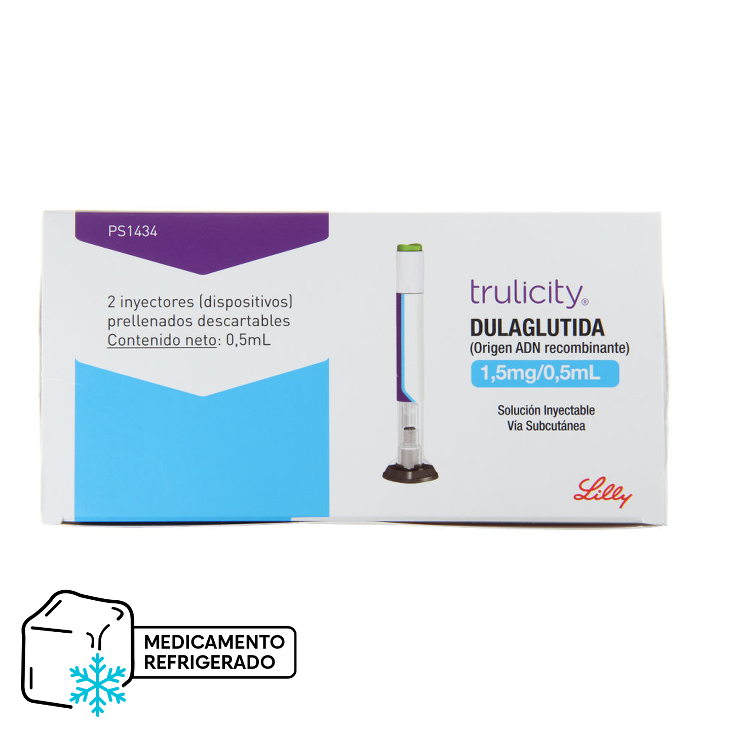Trulicity - 2 Inyectores de 0,5 mL (Refrigerado)