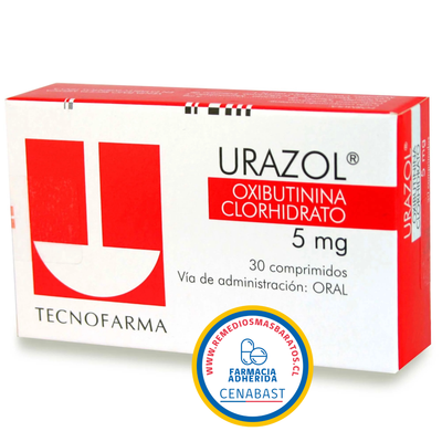Urazol 5mg - 30 Comprimidos - Medicamento Cenabast