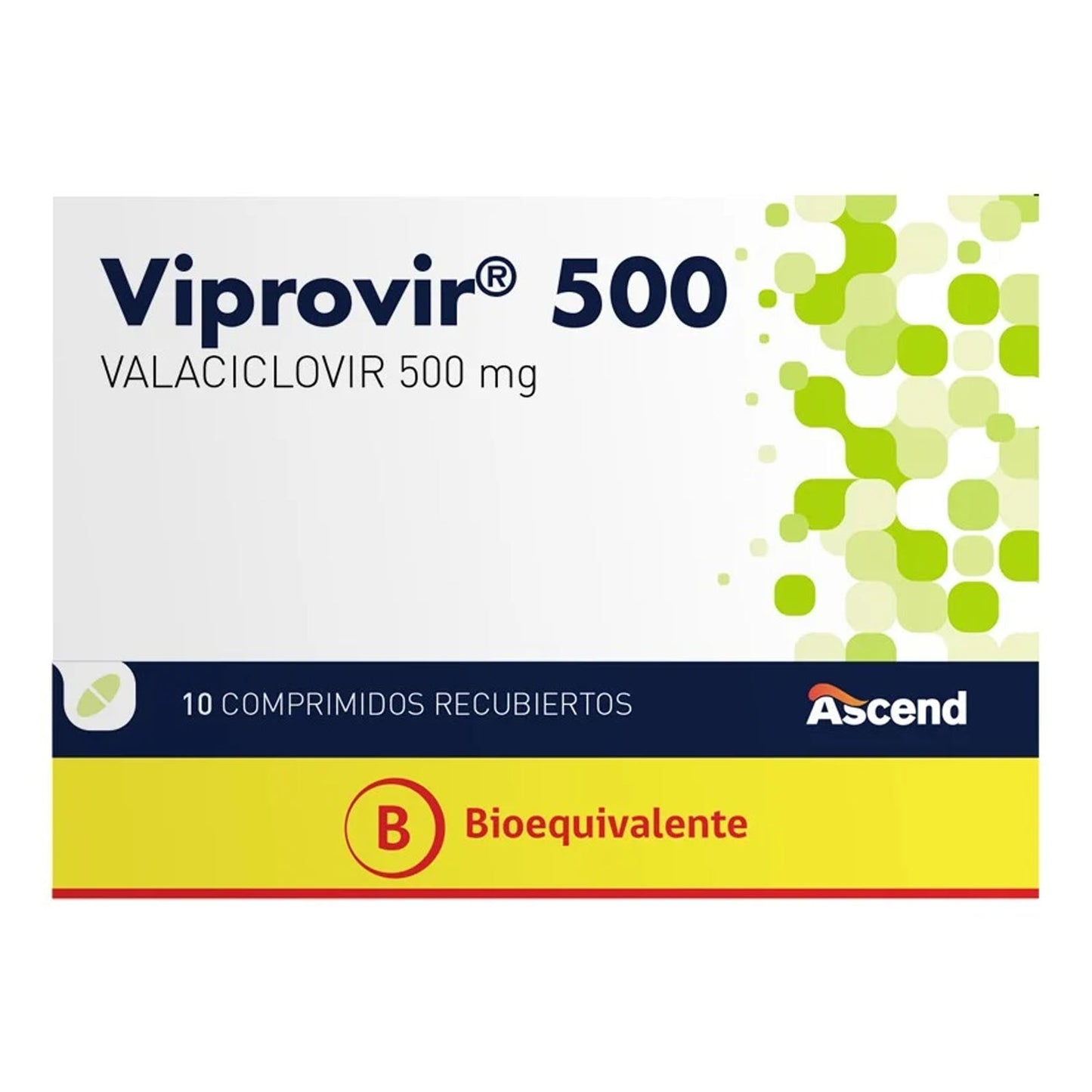 Viprovir Comprimidos Recubiertos 500mg - 10 unidades