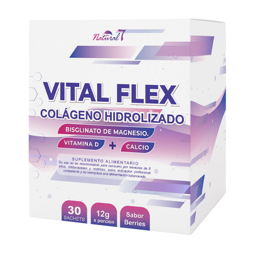 Vitalflex Colageno Hidrolizado - 30 Sanchet Sabor Berries