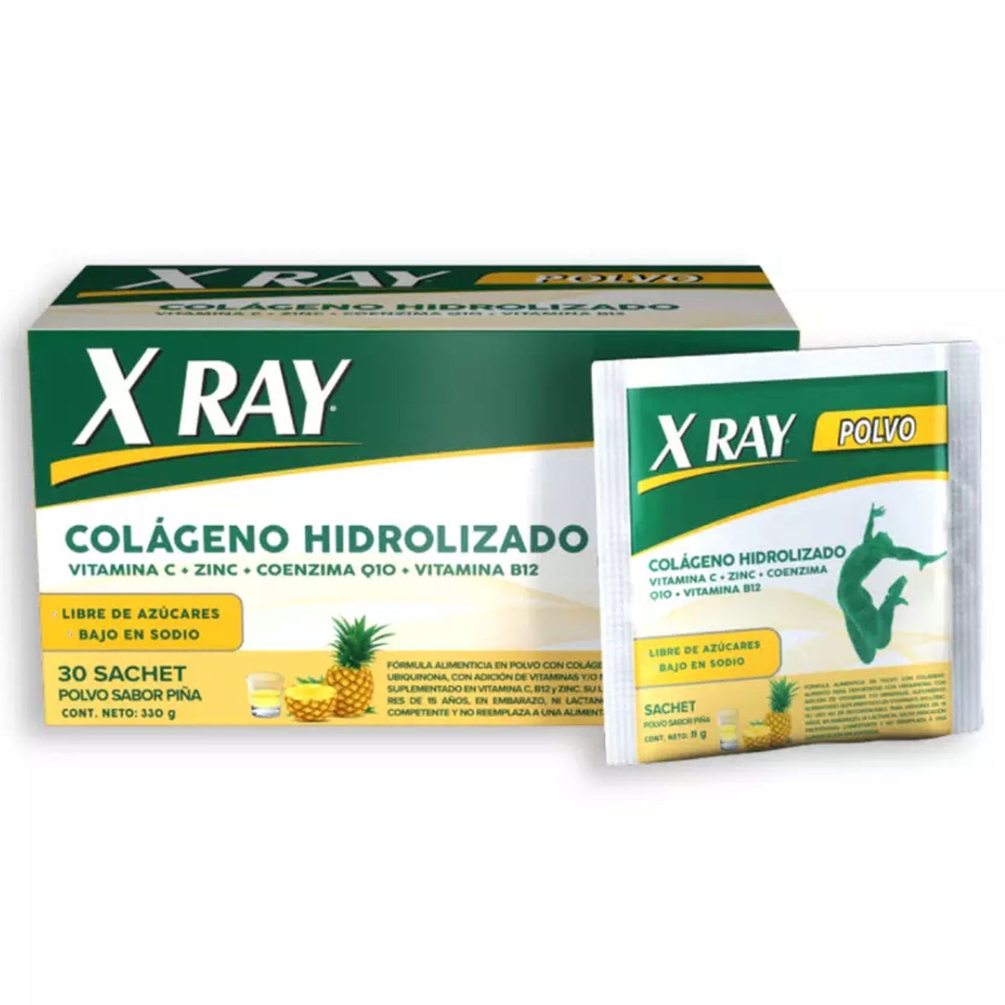 Xray Colágeno Polvo Sabor Piña
