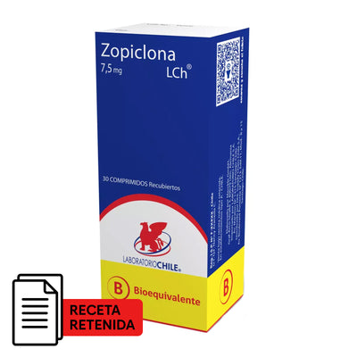 Zopiclona Comprimidos Recubiertos 7,5mg